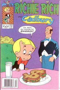 RICHIE RICH & CADBURY (1977-1991) 28 VF-NM  Dec. 1990 COMICS BOOK