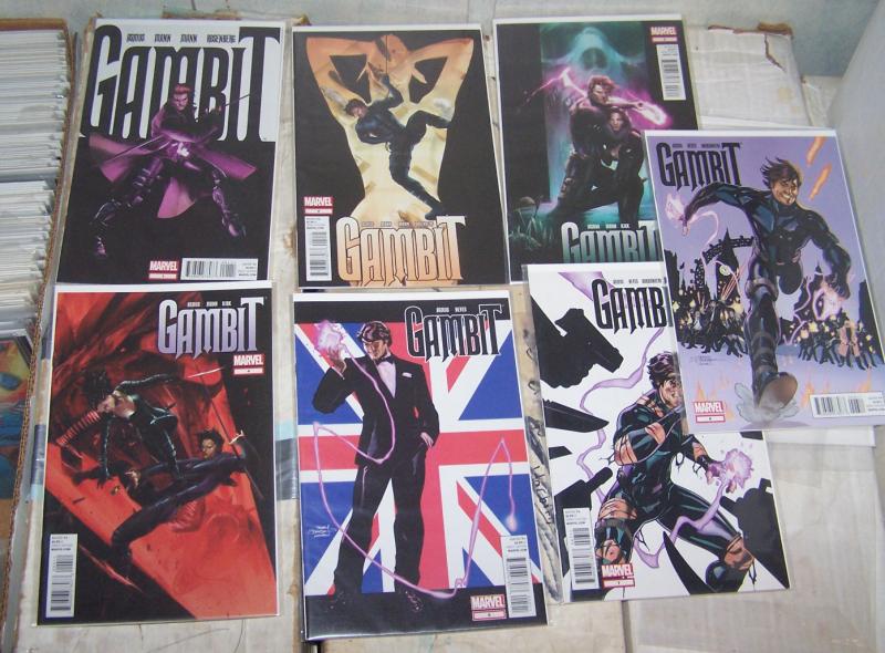 gambit # 1 2 3 4 5 6 7 marvel 2012 x-men rogue mutant