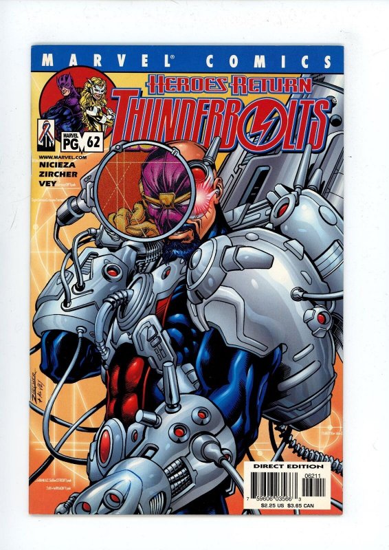 THUNDERBOLTS #62  (2002) MARVEL COMICS