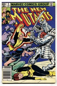 The New Mutants #6--comic book--1983- Marvel--NEWSSTAND