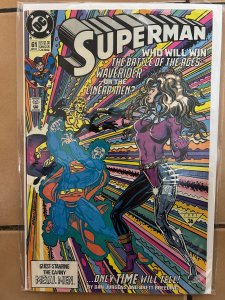 Superman #61 (1991) Dan Jurgens Story/Cover/Art Waverider Metal Men