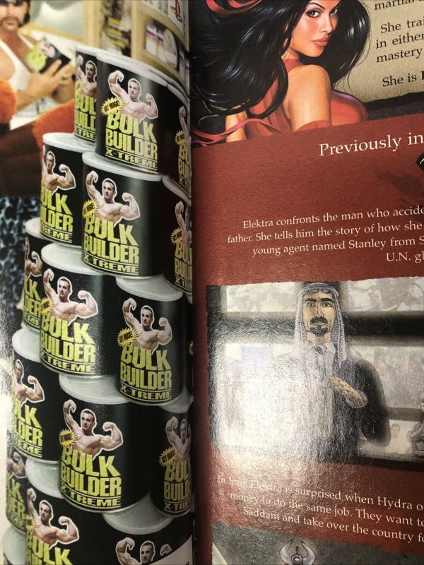 Elektra # 4 (2001) Variant Signed Greg Horn • Certified • Marvel Comics • Bendis