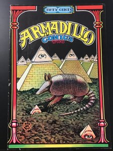 Armadillo Comics #2 - 1st Print Orange Rip Off Press Logo 4.0 (1971)