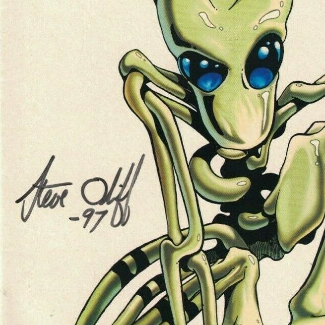 Armature #1 VF signed by Steve Oliff - Olyoptics 1996 | save on shipping detail