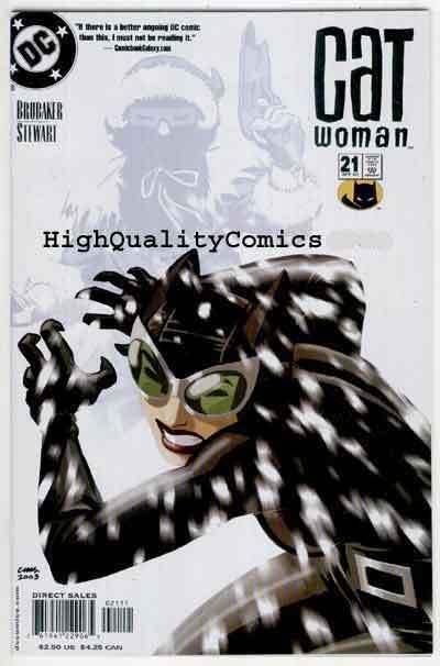 CATWOMAN #21, NM+, Stewart, Ed Brubaker, Femme Fatale, more CW in store