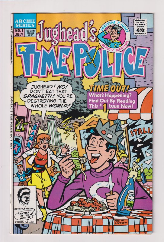 Archie Comic Series! Jughead's Time Police! Issue #1!