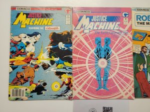 3 Comico Comics #2 23 Justice Machine + #24 Robotech 72 TJ8