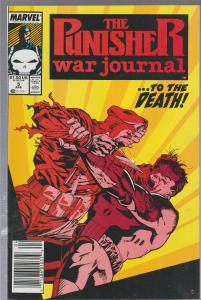 THE PUNISHER WAR JOURNAL #5 - ...TO THE DEATH - BAGGED AND BOARDED -