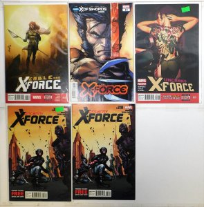 X-Force Lot of 5 #14, Uncanny 9, 28 x2, Cable 13 2012 Marvel 1st Print Comics