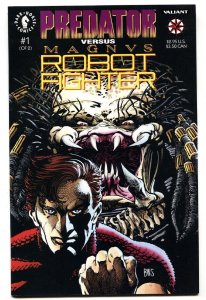 PREDATOR VS. MAGNUS ROBOT FIGHTER #1-1992-First issue-comic book