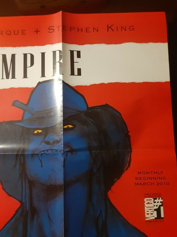 American Vampire Promo Poster Vertigo Series by  Stephan King and Scott Snyder