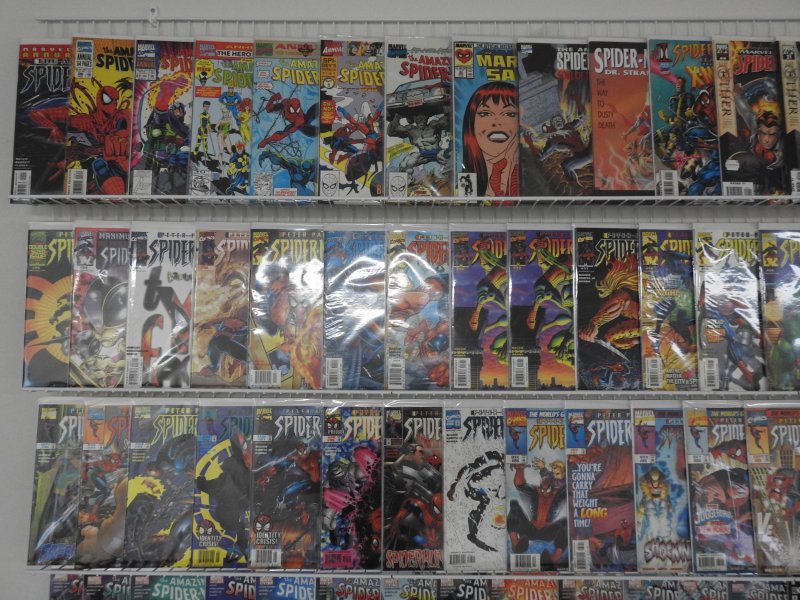 Huge Lot of 130+ Comics W/ Spider-Man and Venom! Avg. VF Condition!