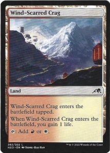 Magic the Gathering: Kamigawa: Neon Dynasty - Wind-Scarred Crag