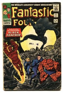 FANTASTIC FOUR #52 1st Black Panther Marvel 1966 comic book