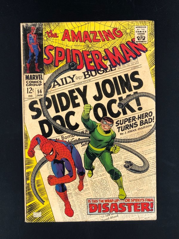 The Amazing Spider-Man #56 (1968) VG 1st Captain George Stacy