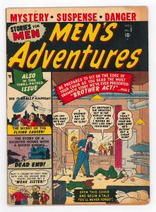 Men’s Adventures (1951 Marvel/Atlas) #5 FN, Flying Saucer, 2nd issue of series