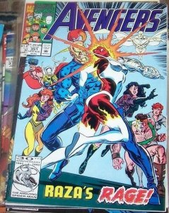 Avengers # 351  1992, Marvel star jammers captain ms marvel aka binary