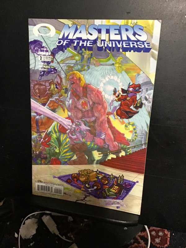 NM- WowMasters of the Universe #2 B variant (2003) super-high-grade he man! NM