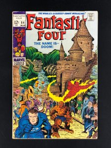 Fantastic Four #84 (1969) VG Iconic Jack Kirby Cover Art