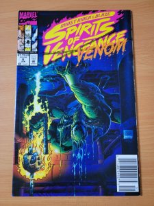 Ghost Rider & Blaze Spirits of Vengeance #6 Newsstand ~ VF - NEAR MINT NM ~