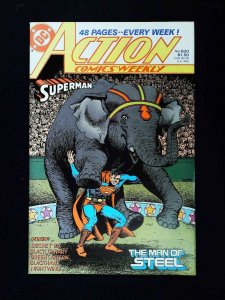 Action Comics #630  Dc Comics 1989 Vf/Nm
