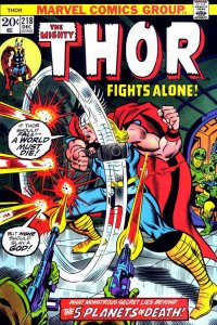 Thor #218 VG ; Marvel | low grade comic December 1973 John Buscema