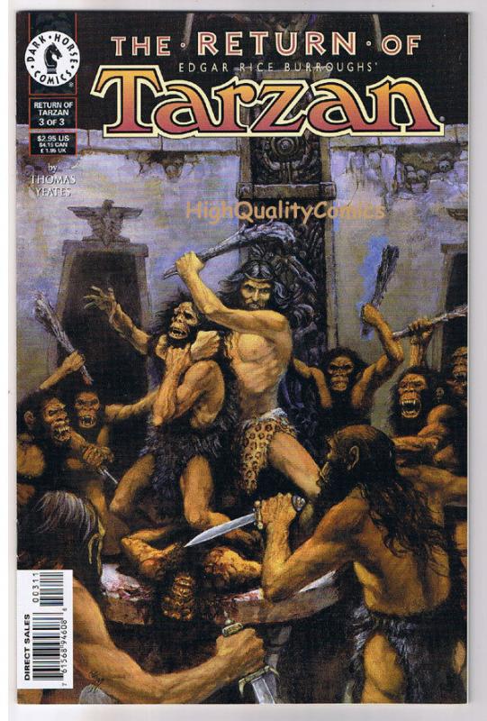 RETURN of TARZAN 3, NM-, Edgar Rice Burroughs, Yeates, 1997, more ERB in store