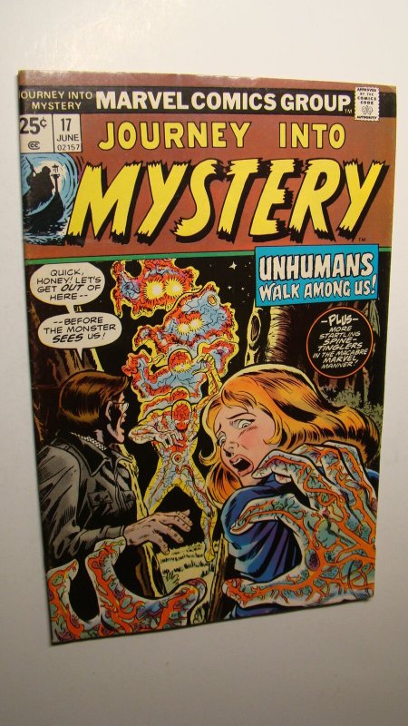 JOURNEY INTO MYSTERY 17 *NICE COPY* GOLDEN AGE STORY INHUMANS