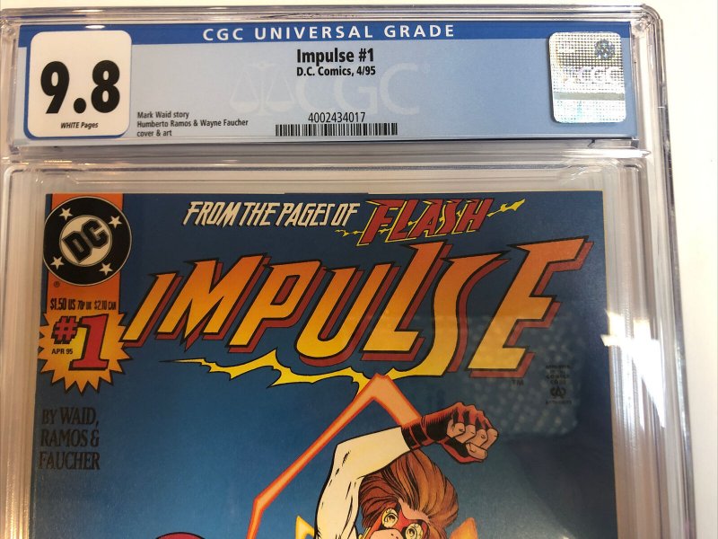 Impulse (1995) # 1 (CGC 9.8 WP) Mark Waid & Humberto Ramos