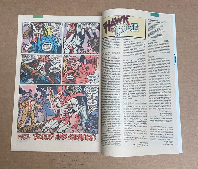 Hawk & Dove #1 - #10 (Complete Set)  VFN  / 1989