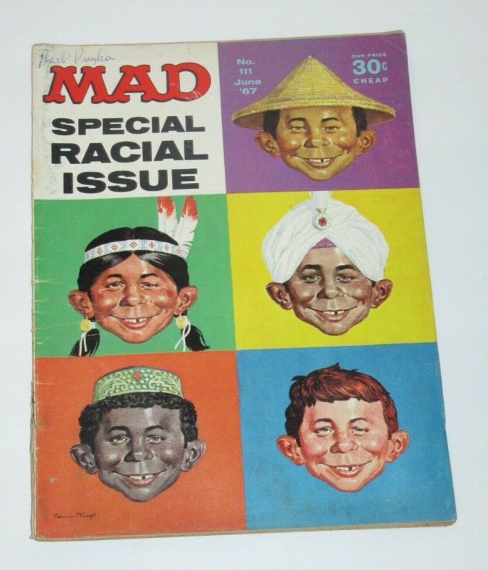 Mad Magazine #111 Norman Mingo Cover June 1967 EC Publications GD