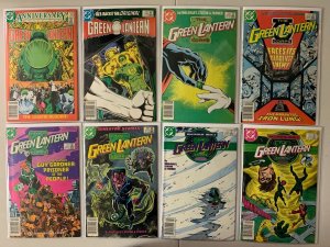 Green Lantern and GL Corps lot #145-224 last issue, ns 42 diff avg 5.0 (1981-88)