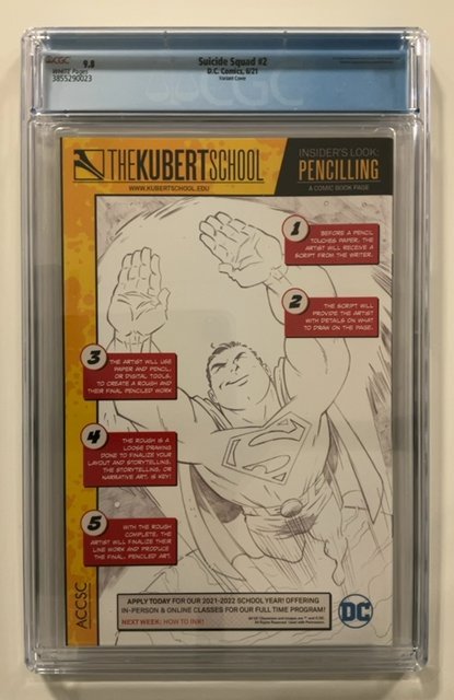 Suicide Squad #2 Variant Cover (2021) CGC 9.8