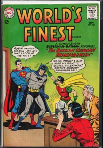 World's Finest Comics #136 (1963) Superman and Batman and Robin