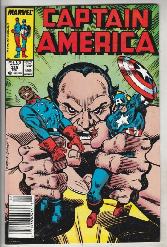 Captain America #338 (Feb-88) NM Super-High-Grade Captain America