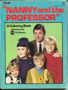 Nanny and The Professor Coloring Book #9620 1970-Richard Long TV series-VG