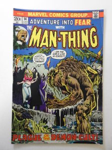 Adventure into Fear #14 (1973) VG+ Condition moisture stain