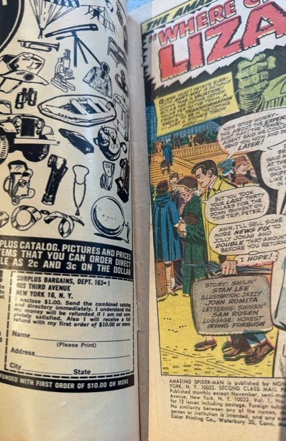 The Amazing Spider-Man #44 (1967)the lizard strikes