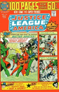 Justice League of America #116 GD ; DC | low grade comic March 1975 100 Pages