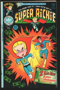 Super Richie #1 1975- Harvey -First issue-Gloria & Cadbury appear-35 cent cov...