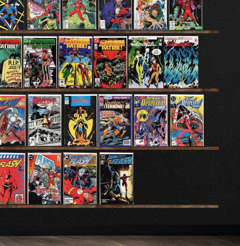 Huge Lot 150+ Comics with Captain Atom, The Flash, Elementals & More!