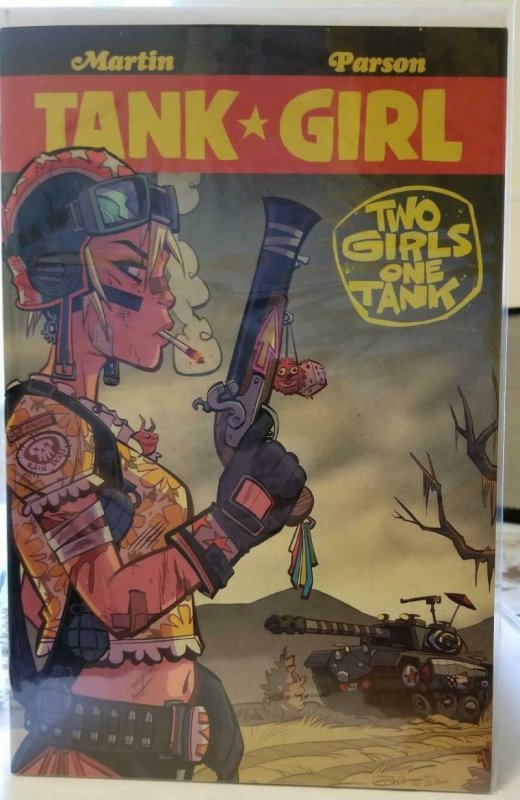 TANK GIRL #4 A, NM-, Two Girls One Tank, IDW Comics  2016