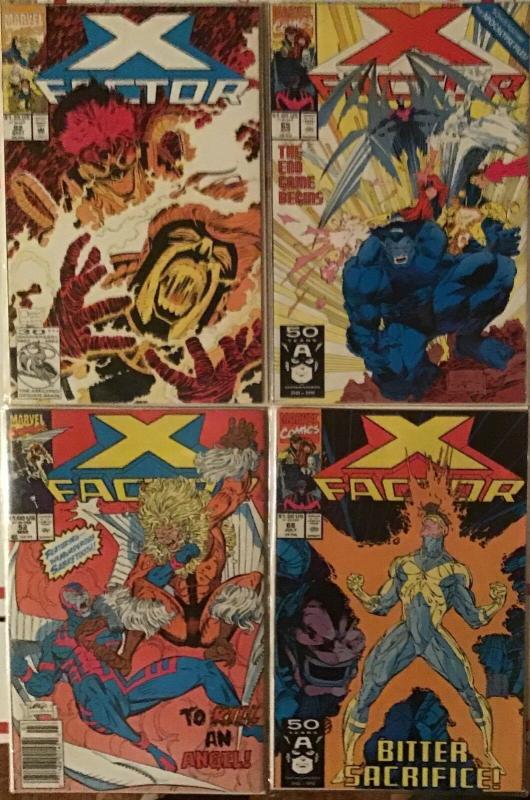 X-FACTOR MARVEL 8 BOOK LOT. F/NM CONDITION 