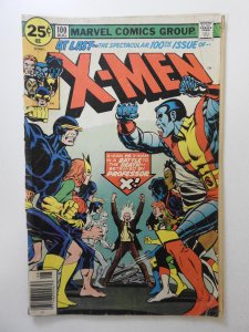 X-Men #100 FR Condition cover detached, 1/2 book-length spine split