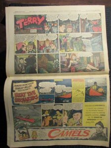 1947 Oct 26 SUNDAY 8pg Comic Section VG+ 4.5 Flash Gordon / Little Orphan Annie
