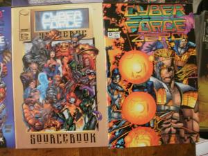 8 Top Cow CYBER FORCE Comic: #1 #2 #3 #5 #6 UNIVERSE SOURCE BOOK #1 #2 ZERO #0