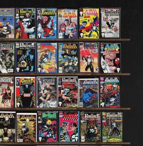 Huge Lot 150+ Comics with The Punisher, X-Force, Punisher War Journal & More!