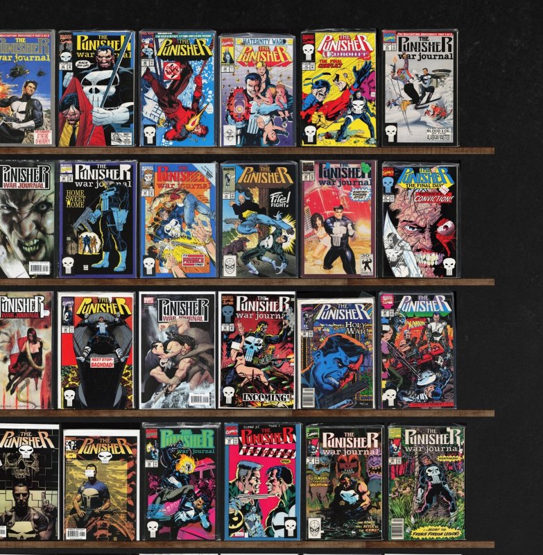 Huge Lot 150+ Comics with The Punisher, X-Force, Punisher War Journal & More!