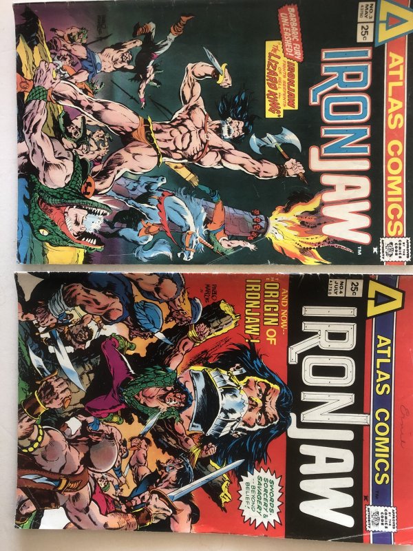 Iron Jaw 2-4,Fine, Adams cover Marcos cvrs/art!4 is origin!