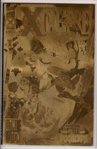 X-CALIBER #1 AGE OF APOCALYPSE GOLD FOIL COVER ULTIMATE EDITION 9.8 NM/MT